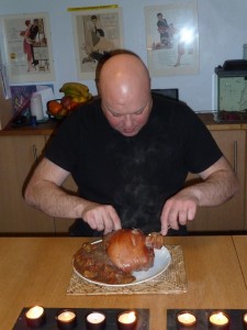 Eating hocks